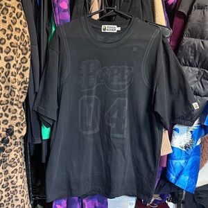 Bape Black '04 Logo Short Sleeve Tee
